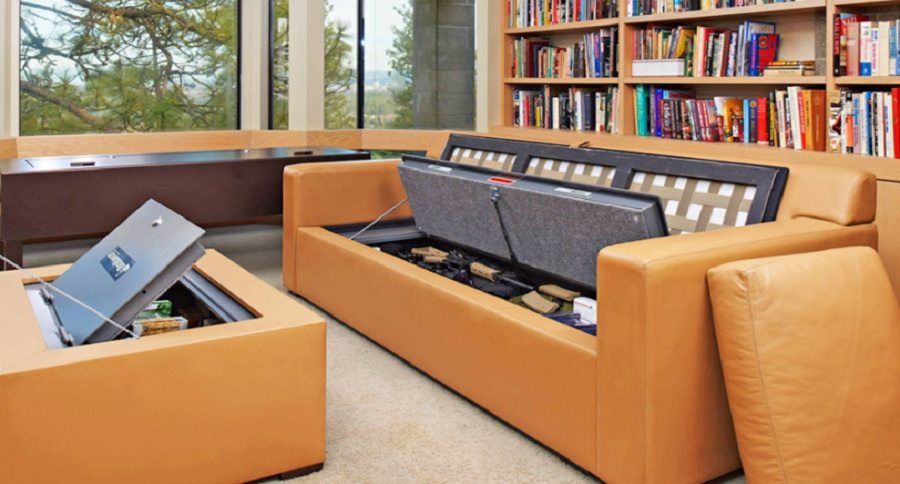 Hidden gun on sale safe furniture