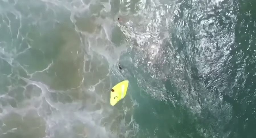 Watch As This Drone Rescues Swimmers Off The Australia Coast