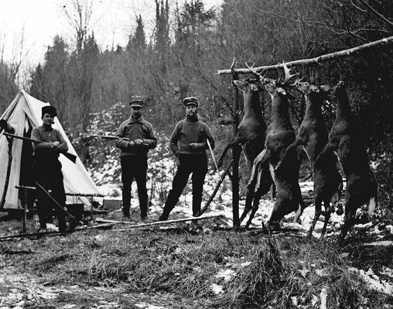 vintage hunting photos