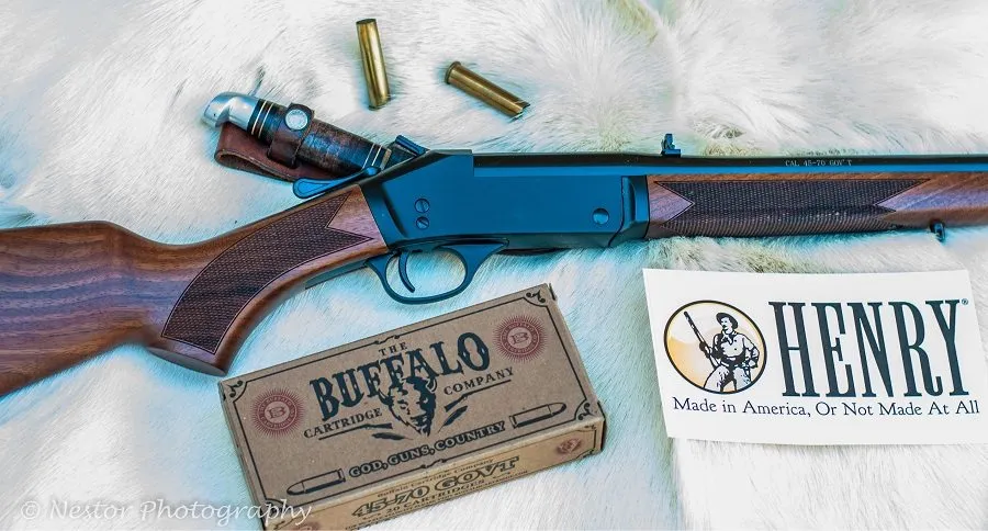henry arm's single shot rifle