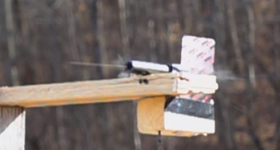 shoot a bullet through a glock barrel
