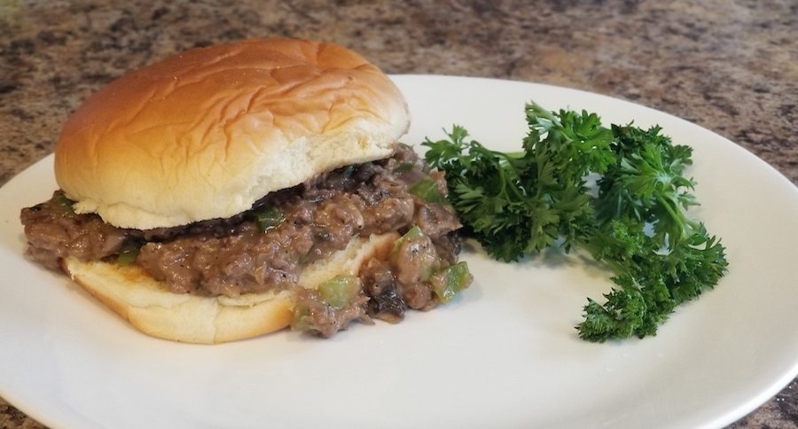 Venison Cheesesteak Sloppy Joes