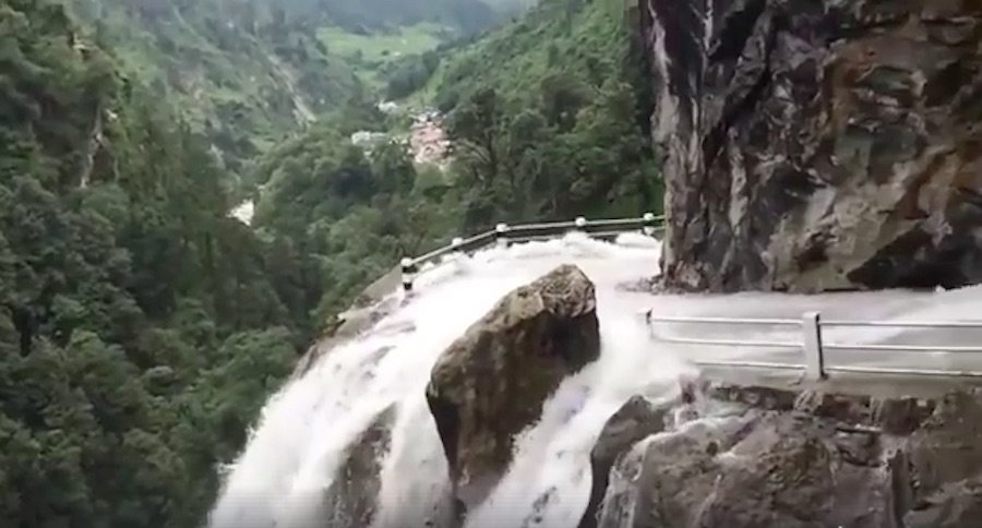 waterfall road