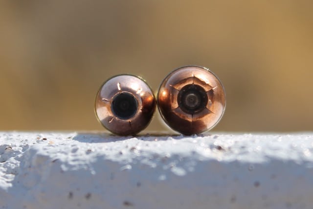 10mm vs 45acp Bullets