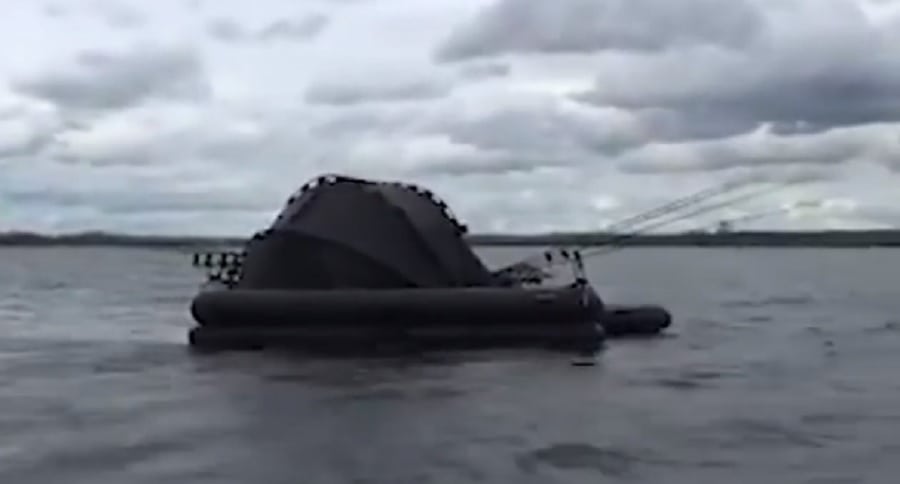 floating campsite