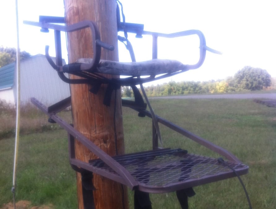 old climbing treestands