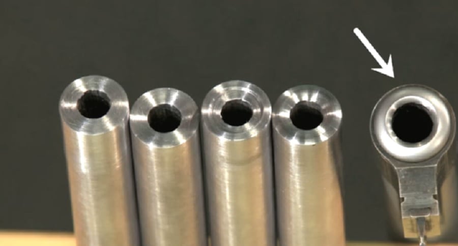 rifle muzzle crowns