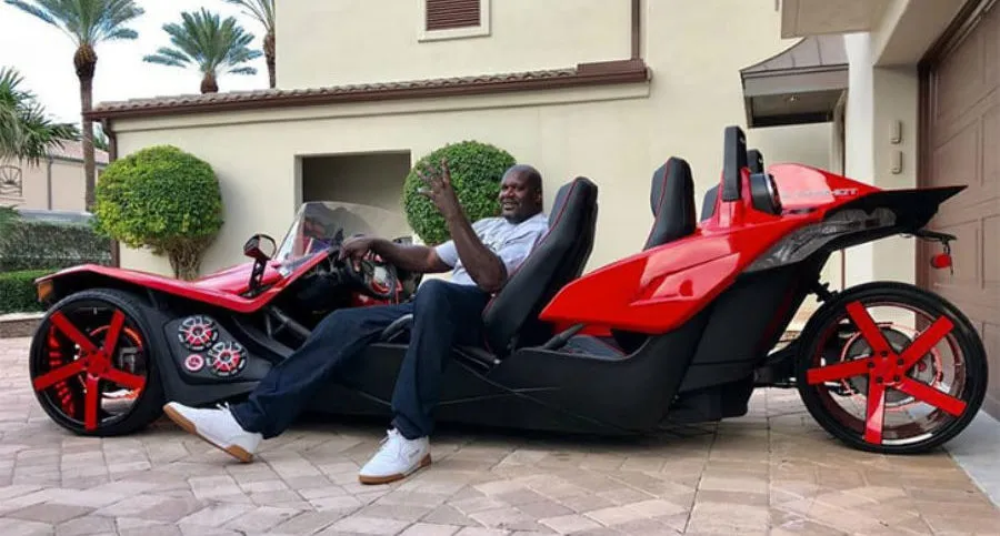 This Is Shaq s Custom Stretched 4 Seater Polaris Slingshot