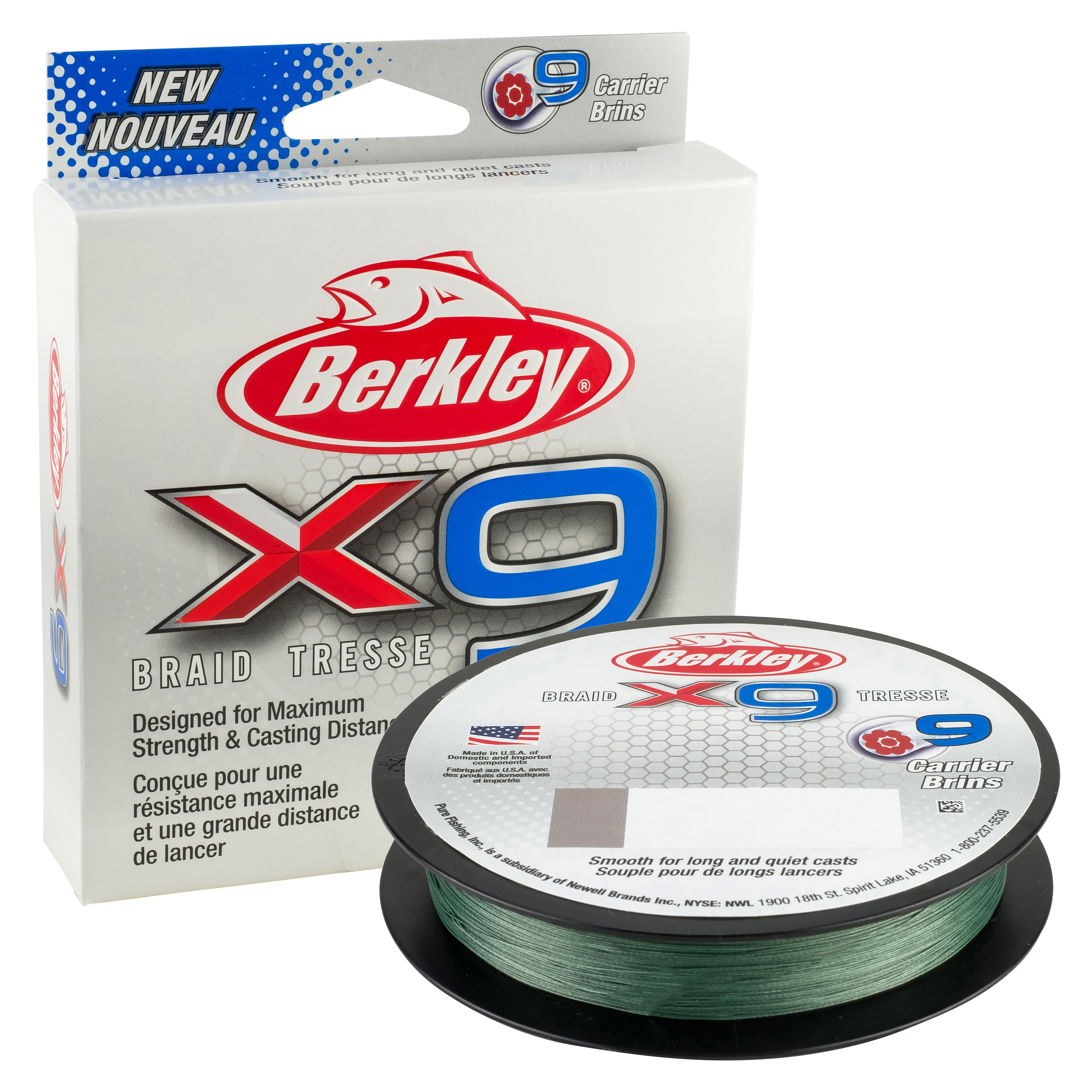 Berkley X5 and X9 Braided Fishing Line