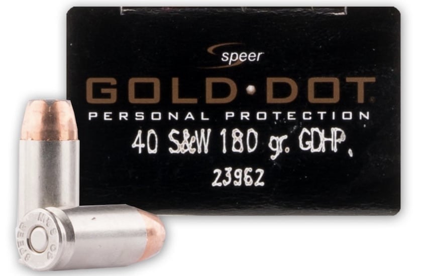 best 40 S&W Self-Defense ammo gold dot
