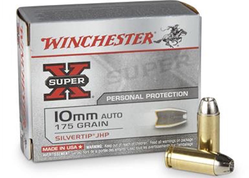 Here's The Best 10mm Auto Ammo For Self-Defense 175gr winchester silvertip