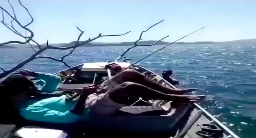 fishing prank