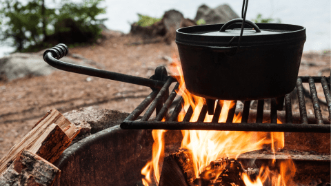 Hunting camp meals