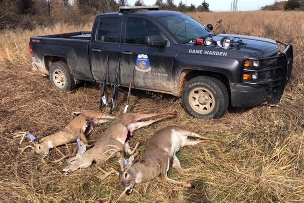 Oklahoma Game Wardens Bust Three Poachers Spotlighting and Shooting