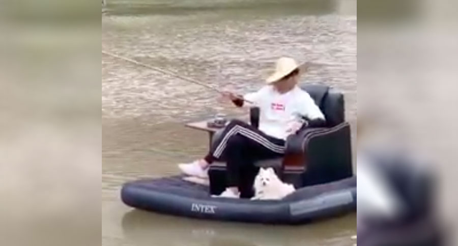 fishing in luxury