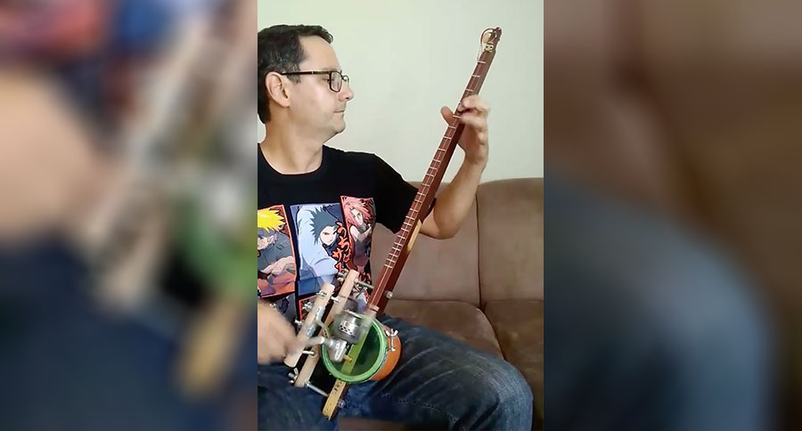 fishing reel banjo