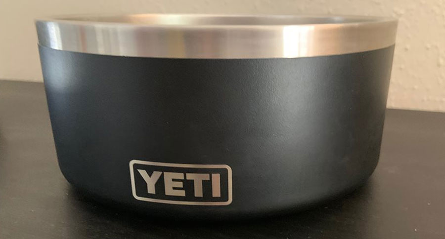 YETI dog bowl