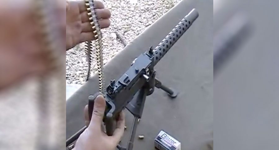 belt-fed .22 machine gun