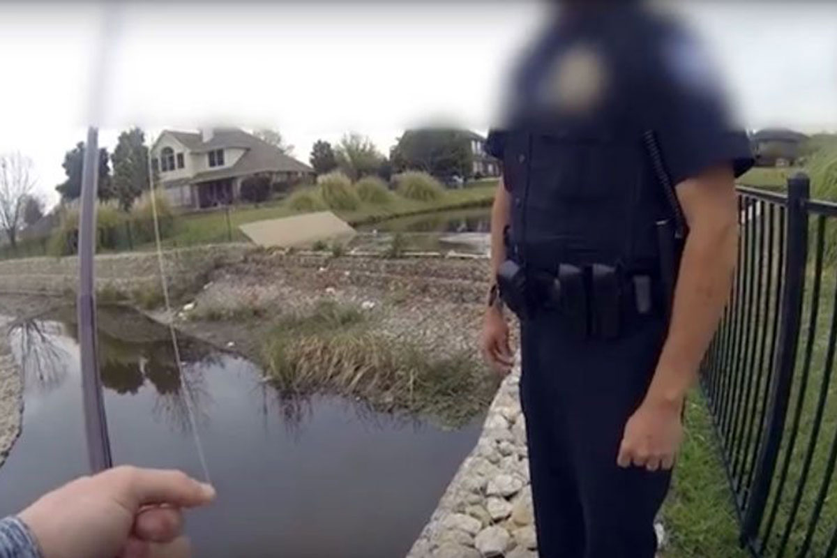 Angler cops
