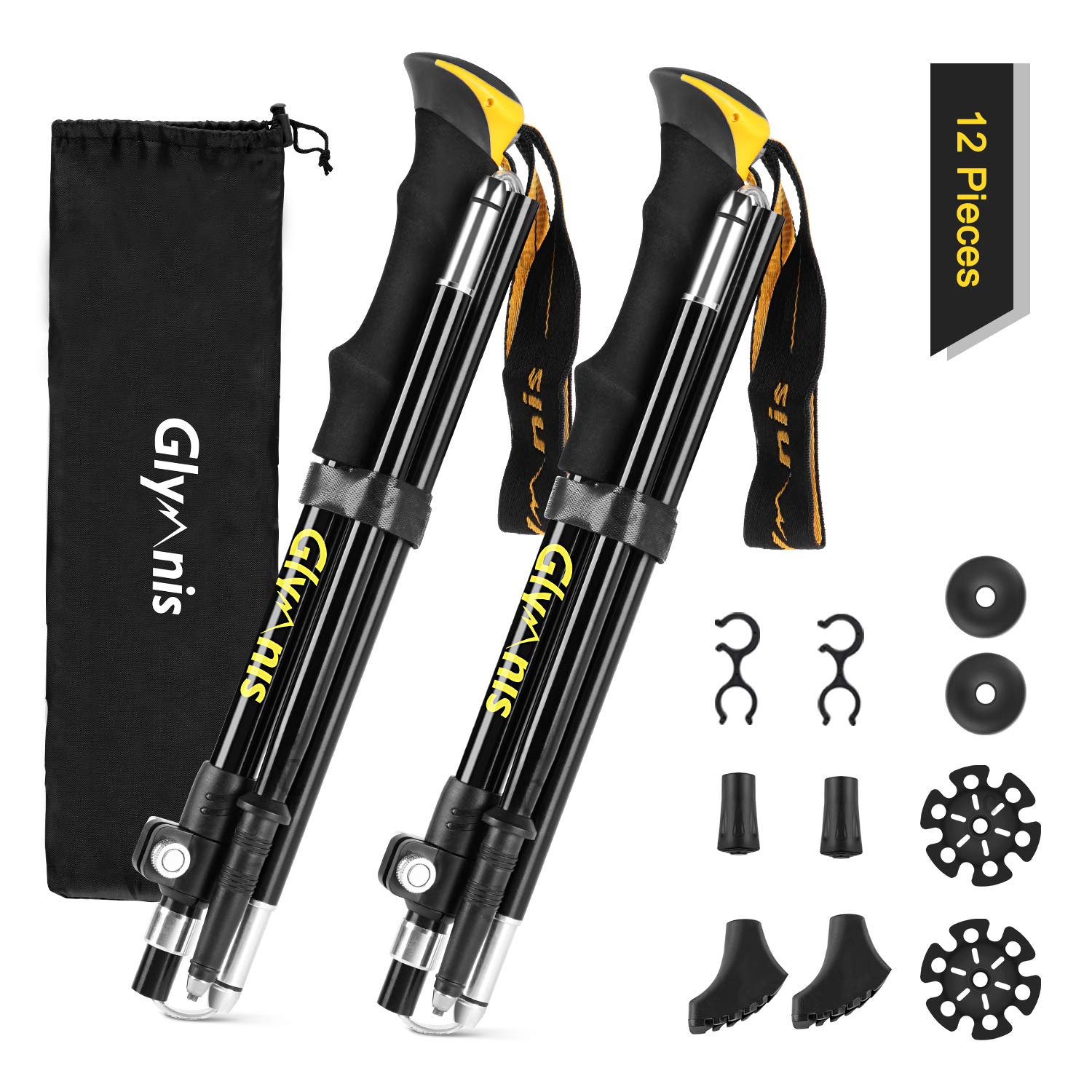 Glymnis Collapsible Hiking Poles