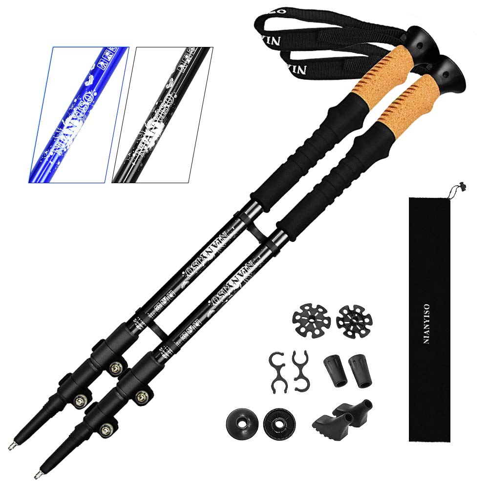 NIANYISO Hiking Poles Collapsible Lightweight