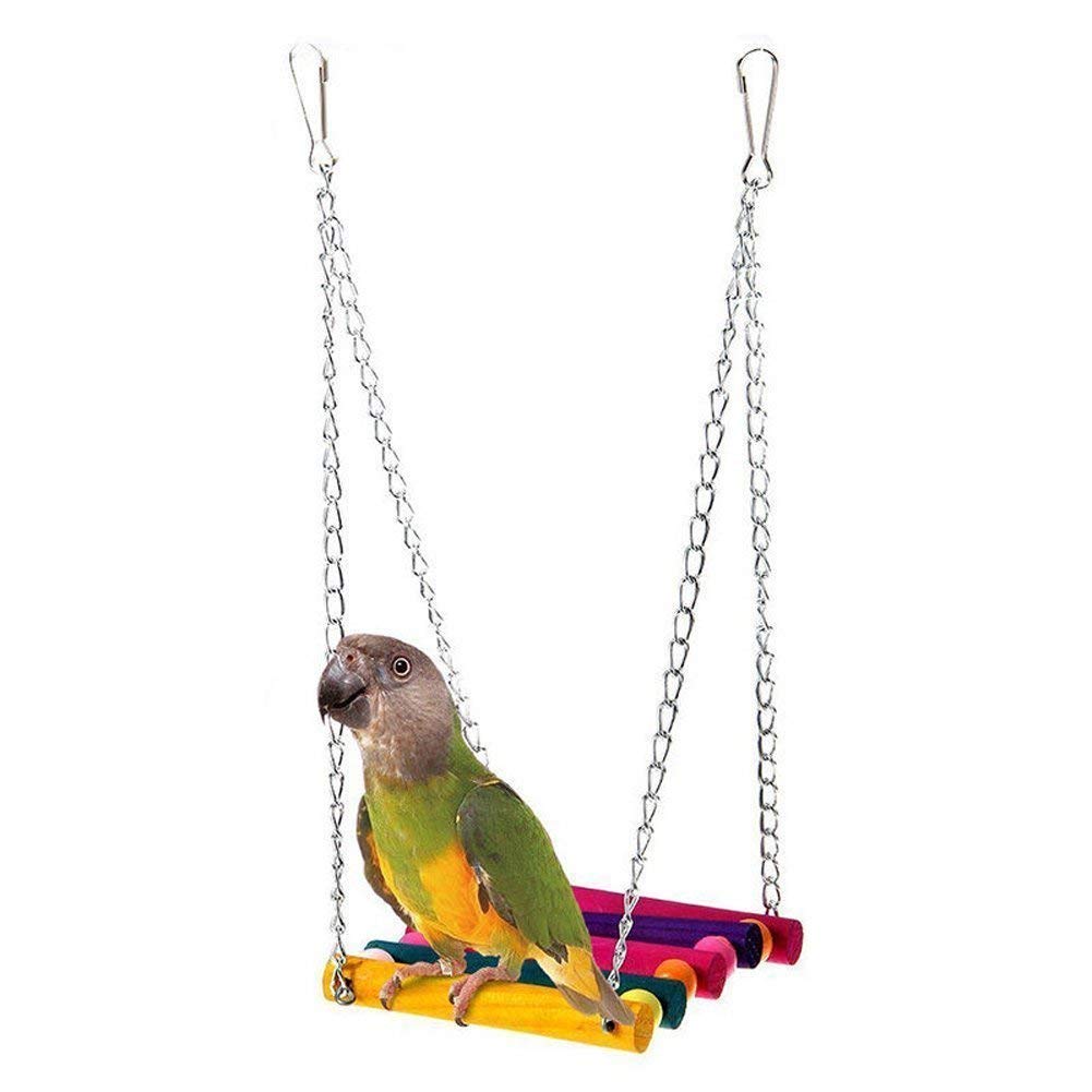 Vktech® Pet Bird Parrot Parakeet Budgie Cockatiel Cage Hammock Swing