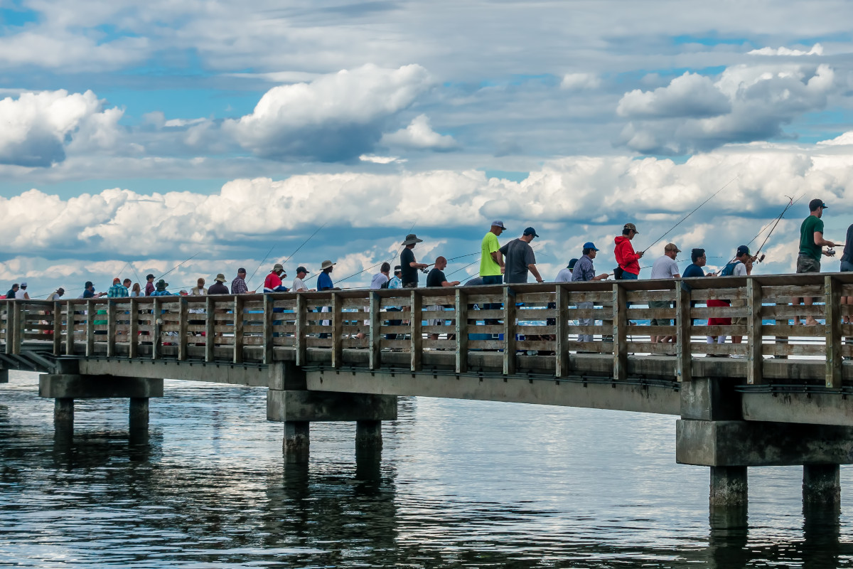 Crowded Fishing Spots