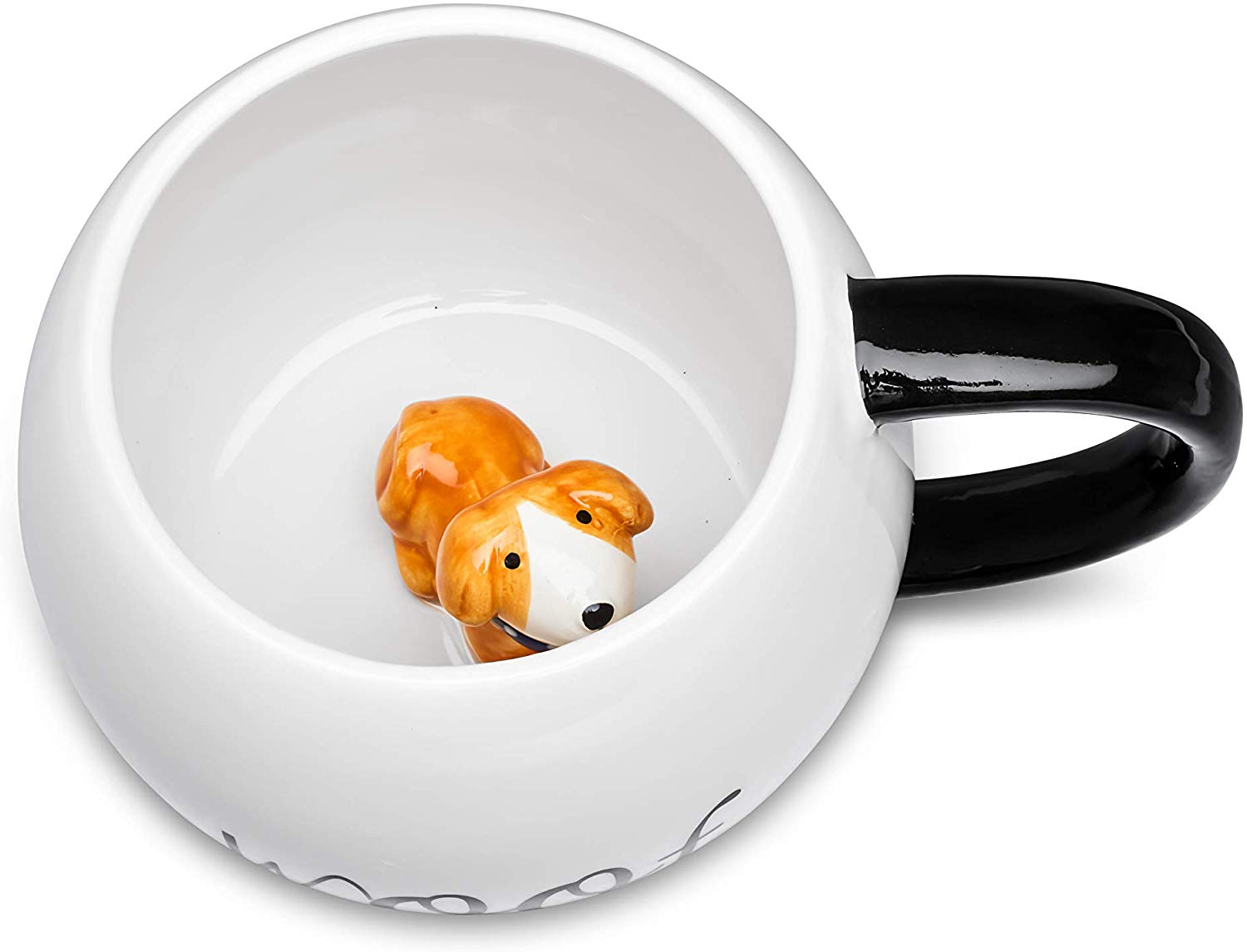 Ceramic Coffee Mug With 3D Animal Surprise