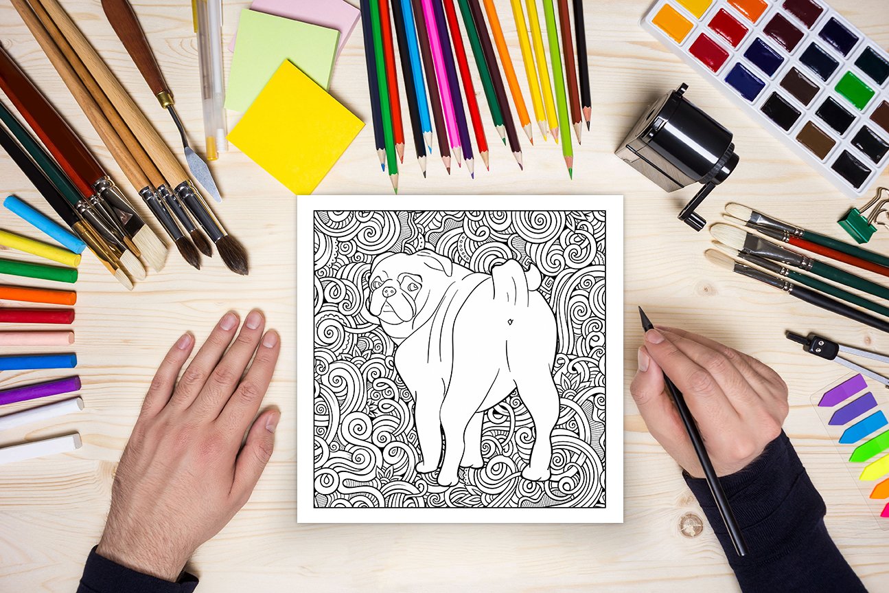 Dog Butt- An Off-Color Adult Coloring Book for Dog Lovers
