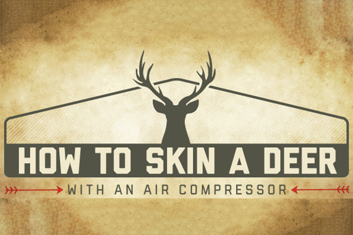 Here's How You Can Skin a Deer with an Air Compressor