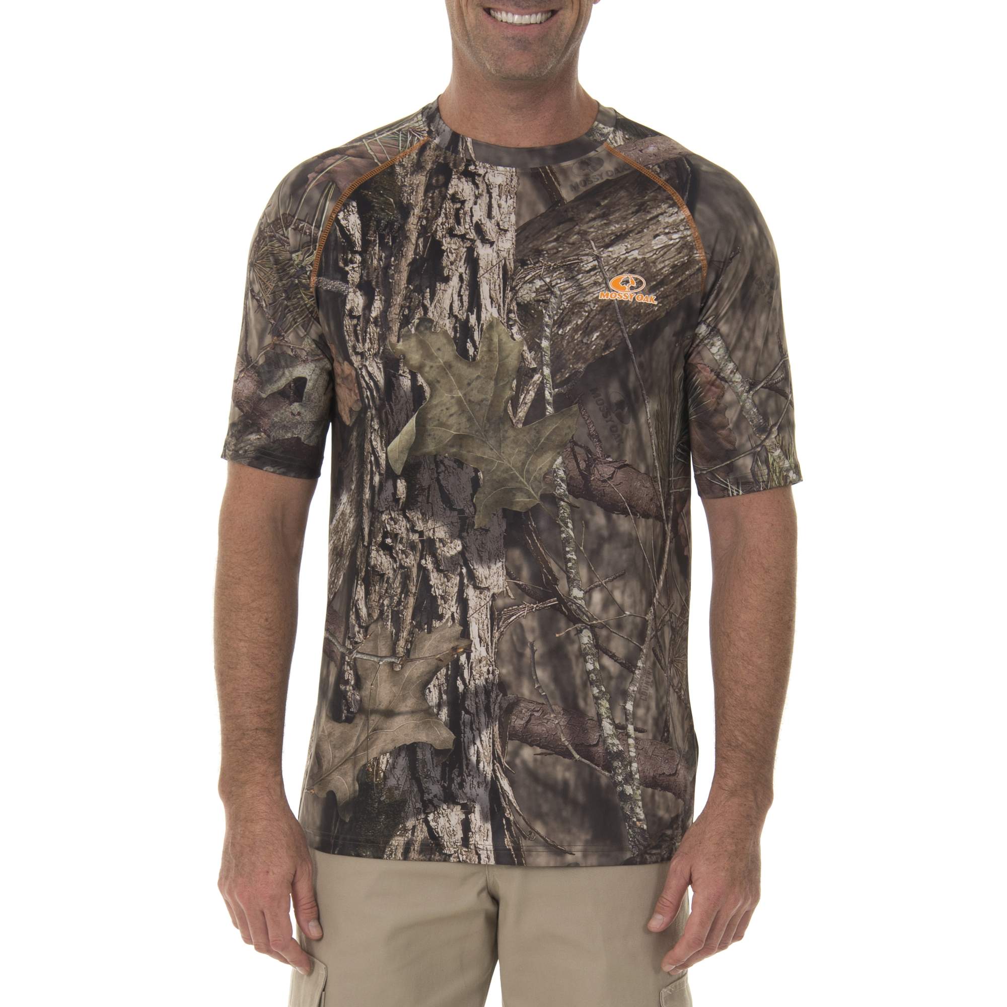 Men's Camo Insect Repellent Flex Performance Short Sleeve Tee Shirt