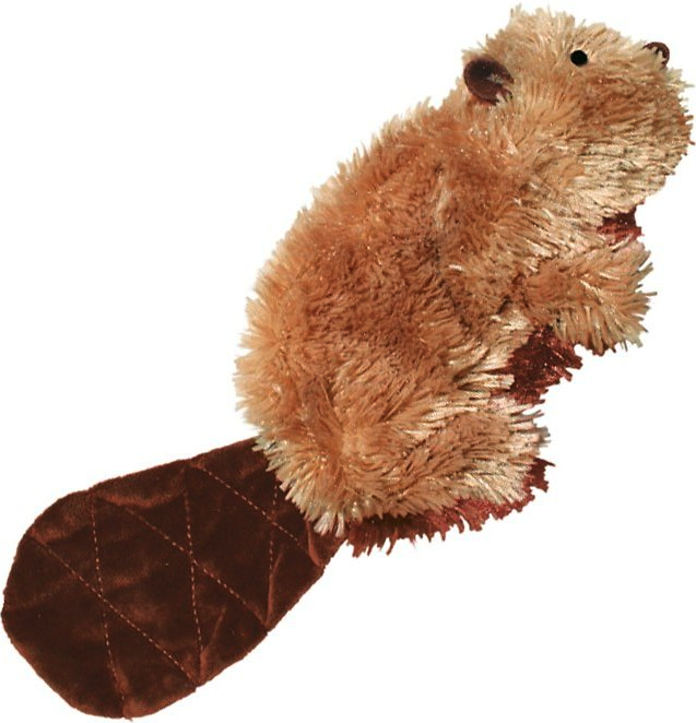 KONG Plush Beaver Dog Toy
