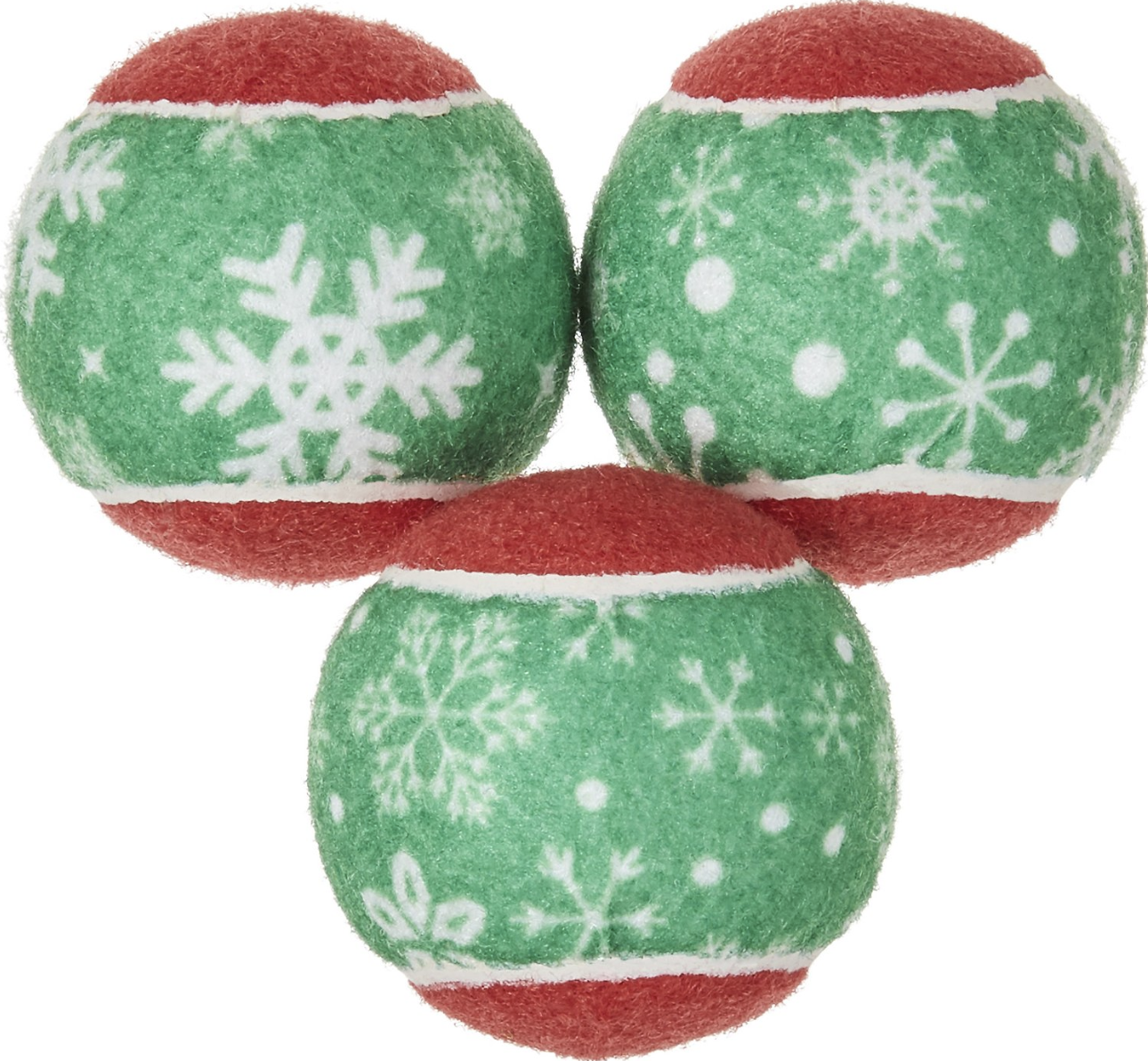 Frisco Holiday Squeaking Tennis Balls