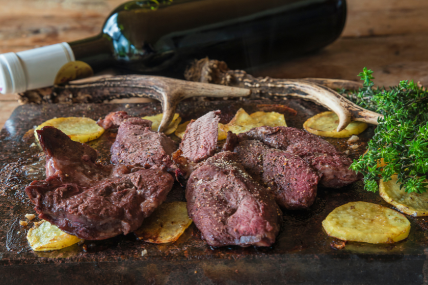 Wild Game Dinner Serving Harvested Meat During the Holidays