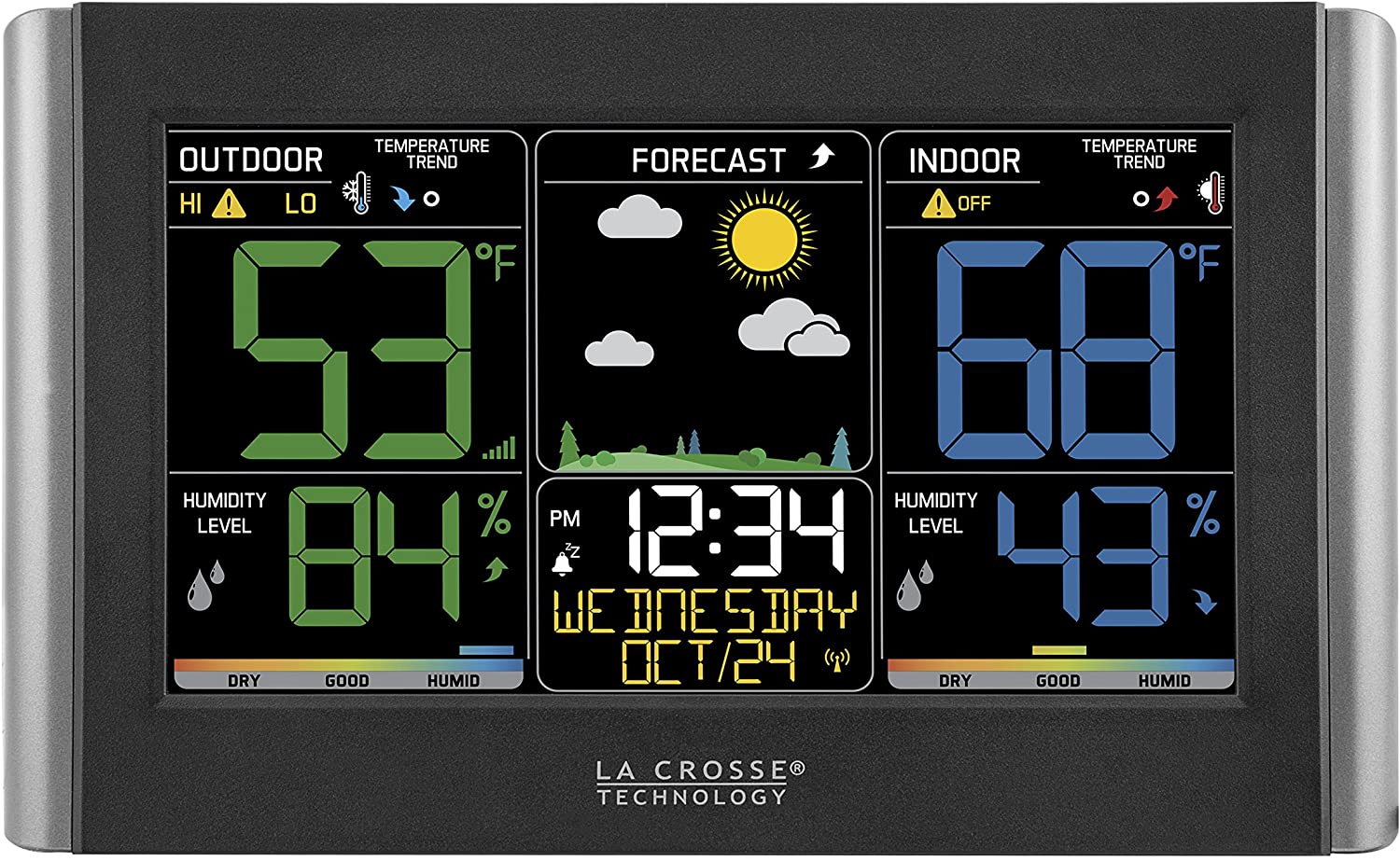 La Crosse Technology C85845-1 Color Wireless Forecast Station