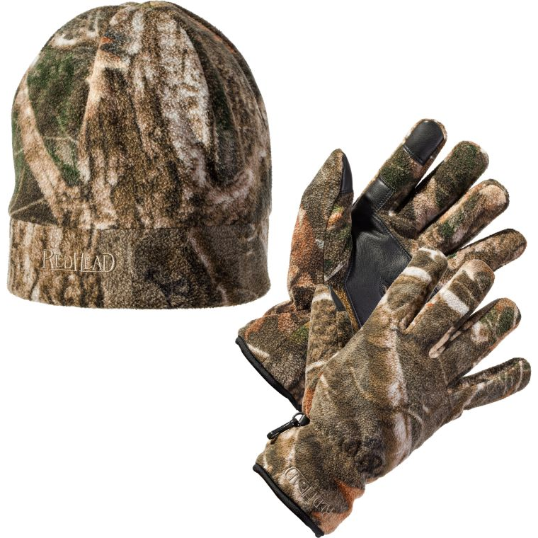 RedHead® Men's Fleece Glove and Beanie Combo