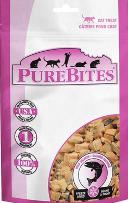 PureBites Salmon Freeze-Dried Raw Cat Treats