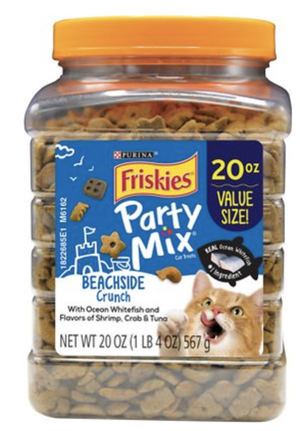 Friskies Party Mix Crunch Beachside Cat Treats