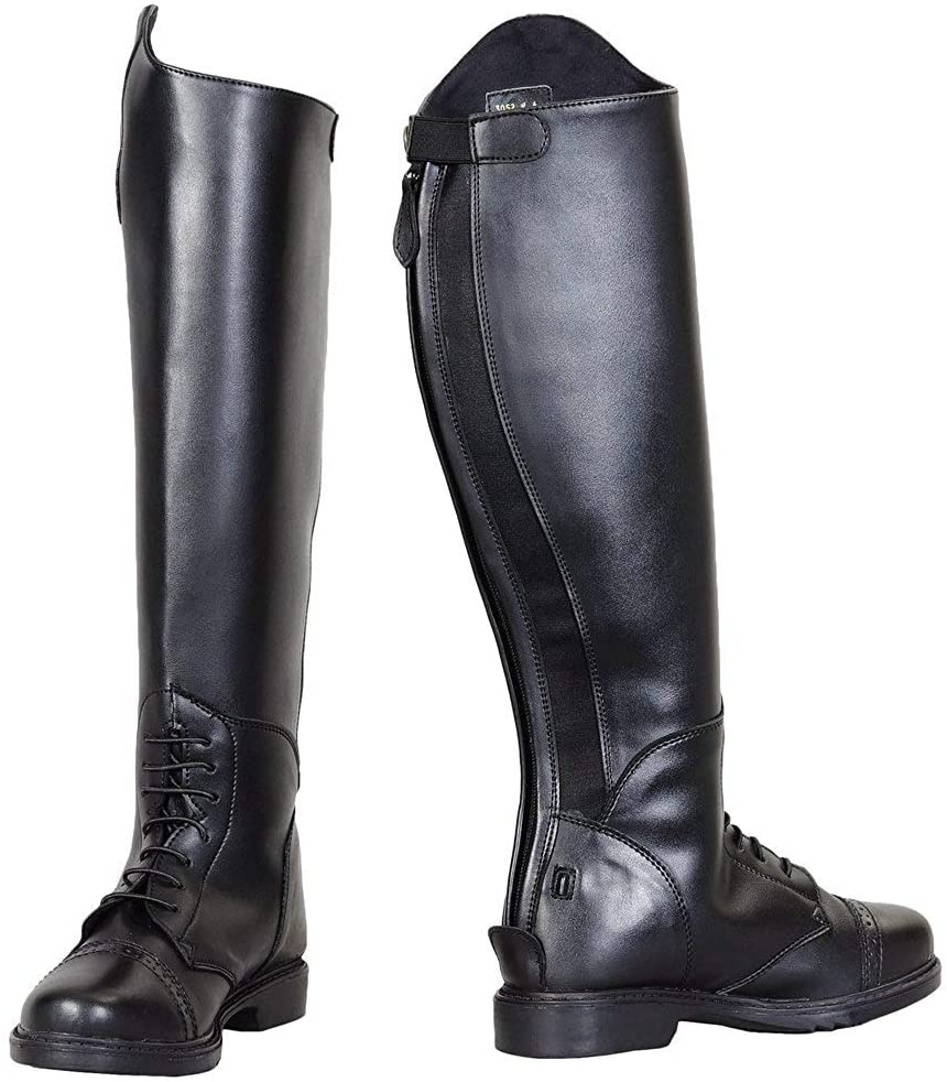 TuffRider Ladies Starter Back Zip Field Boots in Synthetic Leather