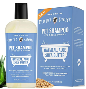 Olivers Choice Dog Shampoo with Oatmeal and Shea Butter