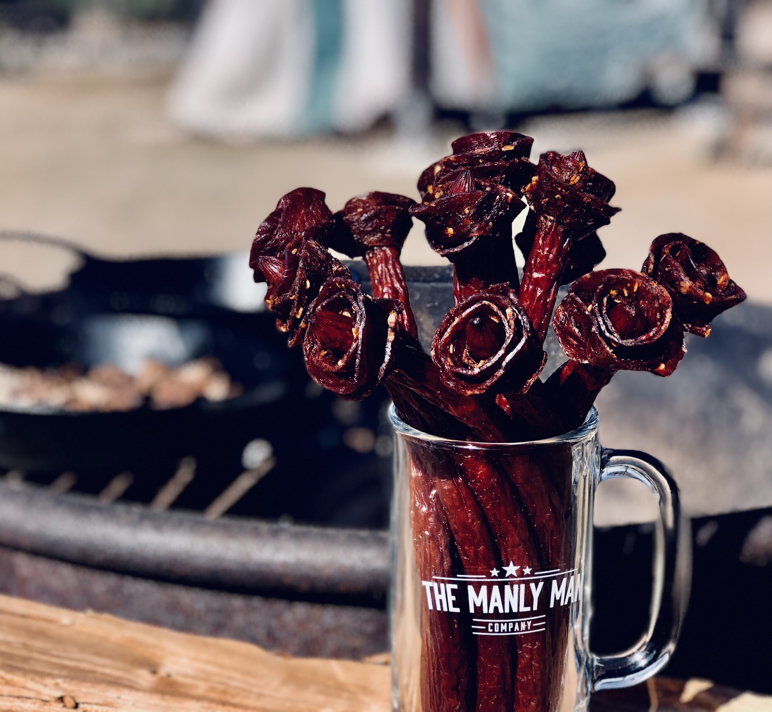 Manly Man Beef Jerky Flowers