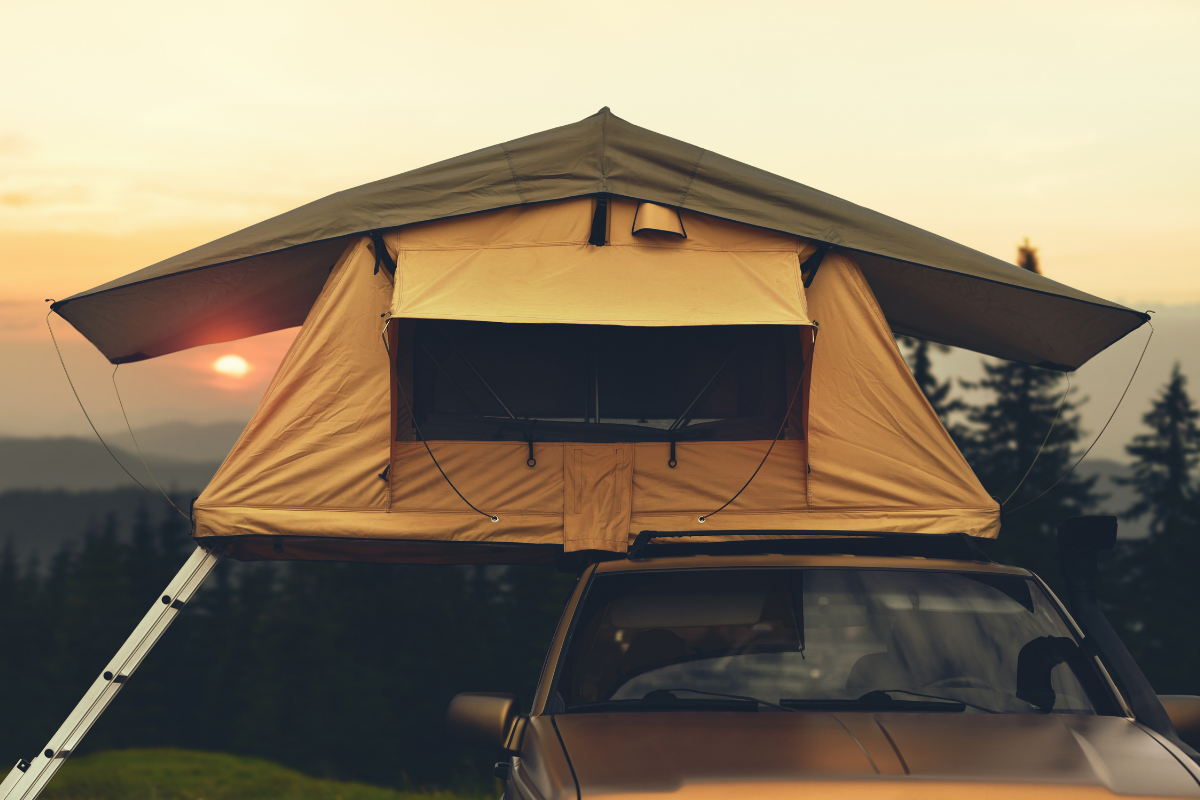 Homemade sales rooftop tent