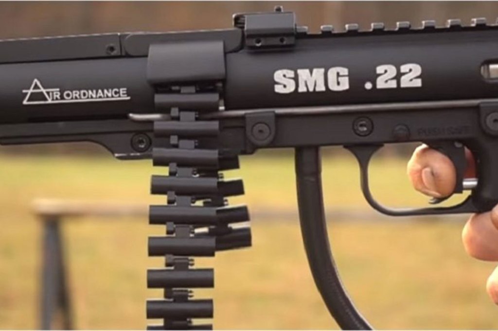 BeltFed, FullAuto Pellet Gun is Brilliantly Awesome Wide Open Spaces