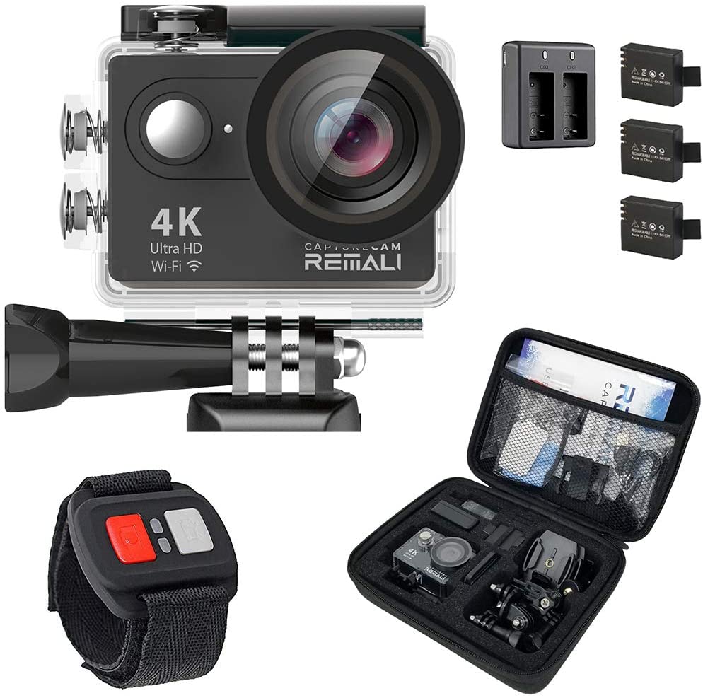 REMALI CaptureCam 4K Ultra HD and 12MP Waterproof