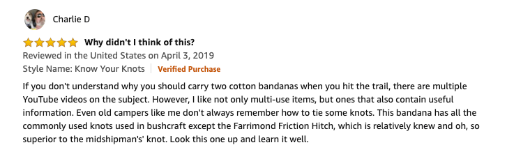 bandana review