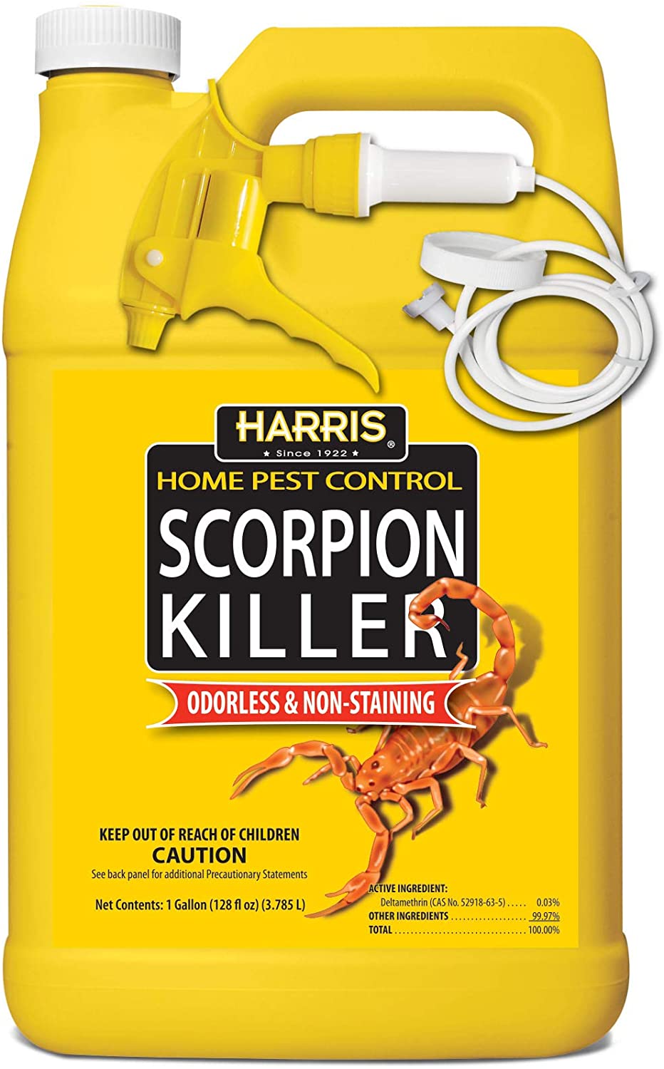 HARRIS Scorpion Killer, Liquid Spray with Odorless and Non-Staining Formula (Gallon)