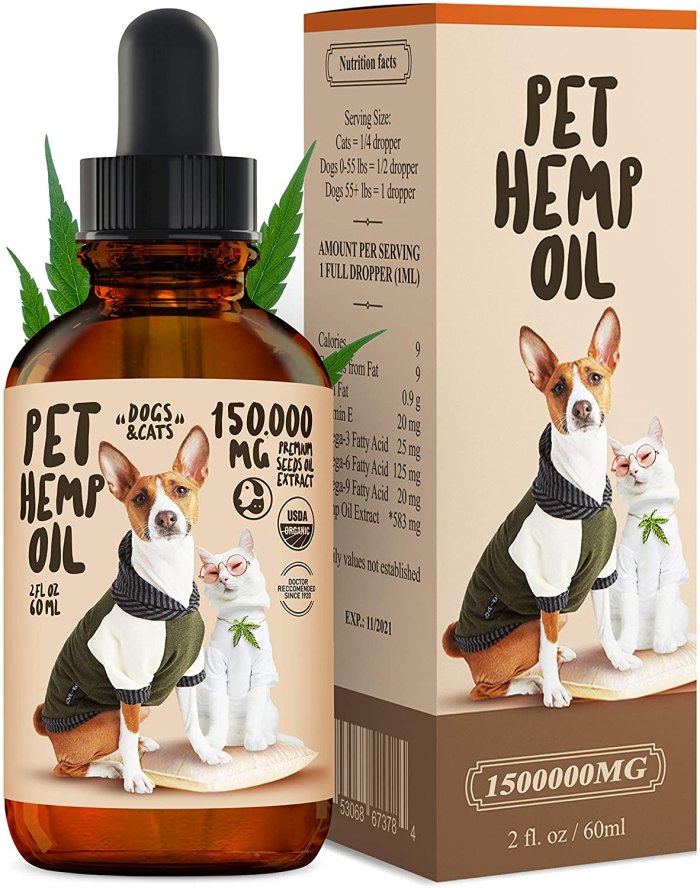 Hemp Oil Dogs Cats - 150 000 MG - Anti-Anxiety, Arthritis, Seizures, Pain Relief - Hip Joint Health - 100% Organic Calming Drops - Omega 3, 6, 9 & Vitamins B, C, E