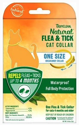TropiClean Flea & Tick Repellent Collar for Cats