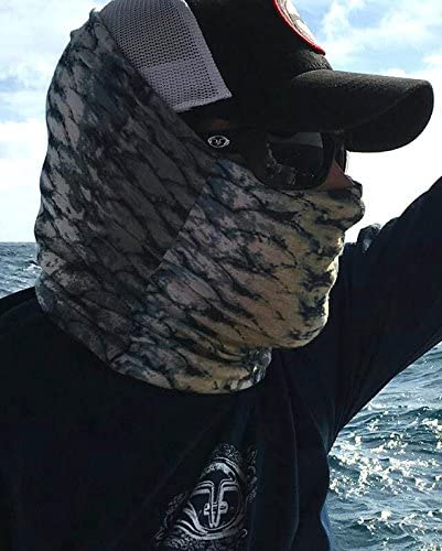 Flying Fisherman SunBandit Multifunctional Headwear Bandana, UV Protective Face Mask and Neck Gaiter, 12 Ways to Wear