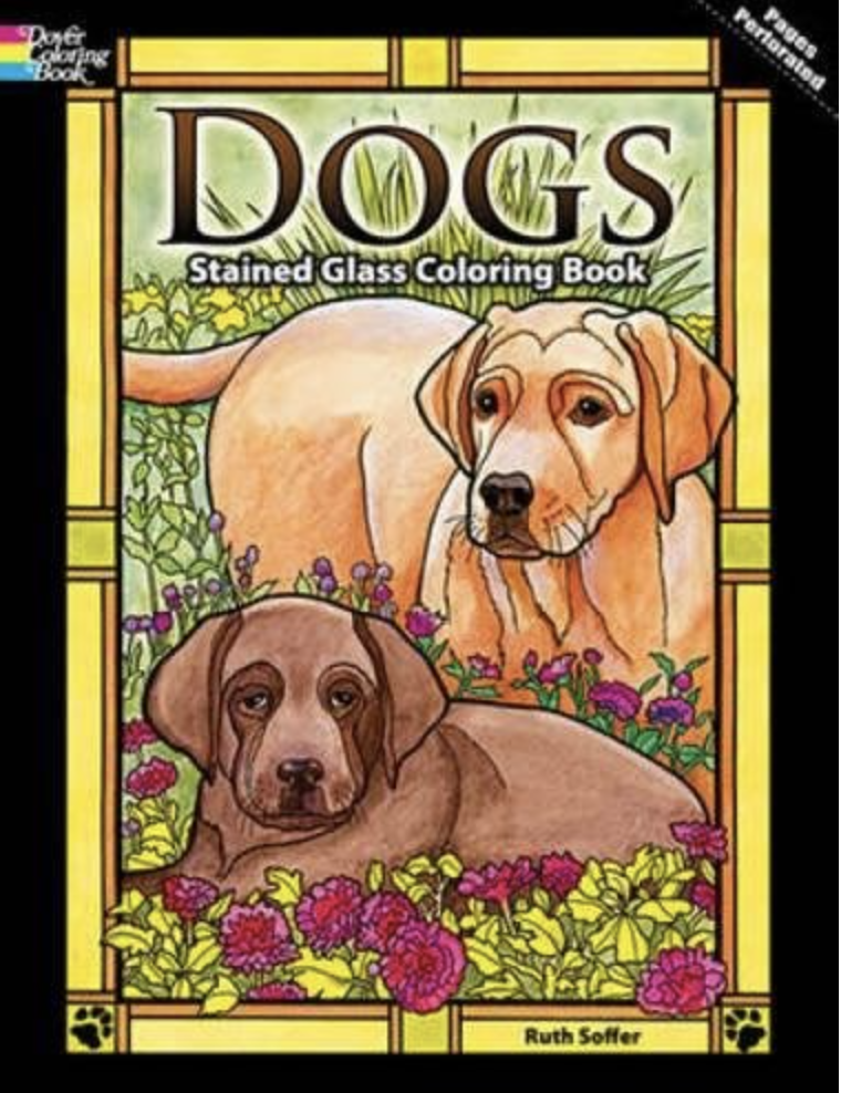 Dogs Stained Glass Coloring Book (Dover Nature Stained Glass Coloring Book) Paperback - Coloring Book, November 18, 2010